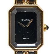 Pre-owned Metal watches Chanel Vintage , Black , Dames