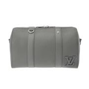 Pre-owned Leather shoulder-bags Louis Vuitton Vintage , Gray , Dames