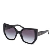 Stijlvolle zonnebril in blauwe tint Guess , Black , Dames