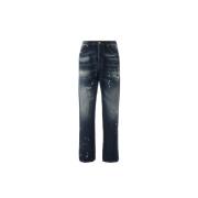 Jeans met scheuren John Richmond , Blue , Heren