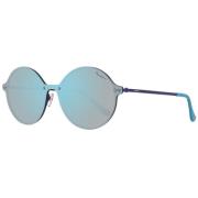 Blauwe Metalen Unisex Zonnebril Pepe Jeans , Blue , Unisex