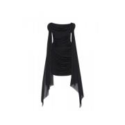 Gedrapeerde Jersey Jurk Givenchy , Black , Dames