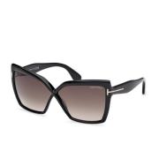 Fiore Zonnebril Zwart 01B Tom Ford , Black , Dames