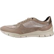 Stijlvolle Sneakers voor Vrouwen Geox , Brown , Dames