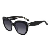 Zwarte Acetaat Zonnebril Winslet Stijl Kate Spade , Black , Dames