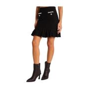 Minirok met strass Alma EN Pena , Black , Dames