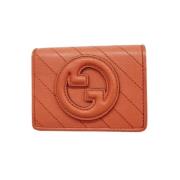 Pre-owned Leather wallets Gucci Vintage , Pink , Dames