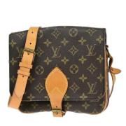 Pre-owned Canvas louis-vuitton-bags Louis Vuitton Vintage , Brown , Da...