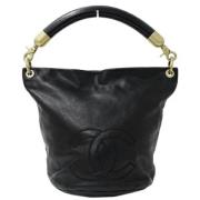 Pre-owned Fur chanel-bags Chanel Vintage , Black , Dames