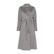 Grijze Brado Jassen voor Vrouwen Max Mara Studio , Gray , Dames