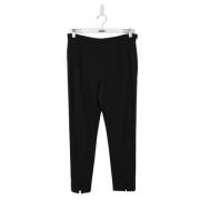 Pre-owned Wool bottoms Chloé Pre-owned , Black , Dames