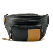 Pre-owned Leather shoulder-bags Loewe Pre-owned , Black , Dames