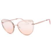 Roze Metalen Zonnebril voor Vrouwen Guess , Pink , Dames