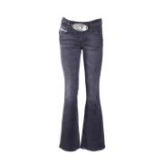 Klassieke Denim Jeans voor Dagelijks Gebruik Diesel , Black , Dames