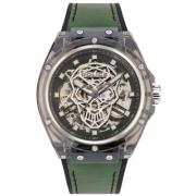 Quartz Herenhorloge Siliconen Band Police , Gray , Heren