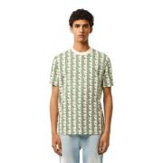 Monogram T-shirt Lacoste , Green , Heren