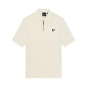 Gestreept Polo Shirt met Textuur Lyle & Scott , Beige , Heren