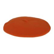 Wollen Beret met Logo Detail Borsalino , Orange , Dames