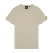 Geborduurd T-shirt voor heren Lyle & Scott , Beige , Heren