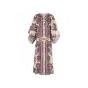 Paarse Paisley Kaftan Midi Jurk Zimmermann , Multicolor , Dames