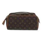 Pre-owned Canvas clutches Louis Vuitton Vintage , Brown , Dames