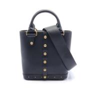 Pre-owned Leather handbags Dior Vintage , Black , Dames