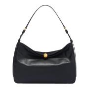 Elegante Zachte Sferen Tas Zwart Furla , Black , Dames