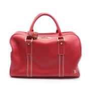 Pre-owned Leather louis-vuitton-bags Louis Vuitton Vintage , Red , Dam...