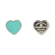 Pre-owned Metal earrings Tiffany & Co. Pre-owned , Gray , Dames