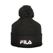 Zwarte Acryl Muts & Beanie Fila , Black , Unisex