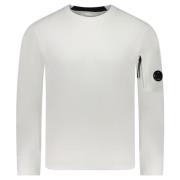 Witte Katoenen Crewneck Sweatshirt C.p. Company , White , Heren