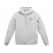 Grijze Katoenen Basic Heren Hoodie Herschel , Gray , Heren