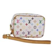 Pre-owned Canvas pouches Louis Vuitton Vintage , Multicolor , Dames