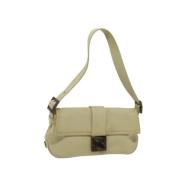 Pre-owned Canvas shoulder-bags Salvatore Ferragamo Pre-owned , Beige ,...