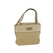 Pre-owned Canvas handbags Celine Vintage , Beige , Dames