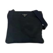 Pre-owned Canvas prada-bags Prada Vintage , Black , Dames