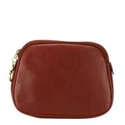 Pre-owned Leather handbags Salvatore Ferragamo Pre-owned , Red , Dames