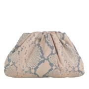 Pre-owned Leather clutches Bottega Veneta Vintage , Beige , Dames