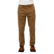 Reguliere Pablo gabardine broek Dondup , Brown , Heren