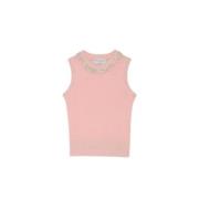 Roze Steen Versierd Vest Ermanno Scervino , Pink , Dames