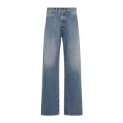 Blauwe Jeans voor Mannen Aw24 Maison Margiela , Blue , Heren