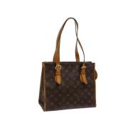 Pre-owned Canvas handbags Louis Vuitton Vintage , Brown , Dames