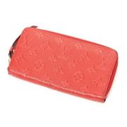 Pre-owned Leather wallets Louis Vuitton Vintage , Red , Dames