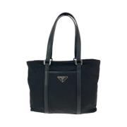 Pre-owned Canvas prada-bags Prada Vintage , Black , Dames