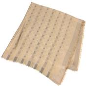 Pre-owned Wool scarves Louis Vuitton Vintage , Beige , Dames