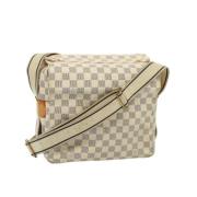 Pre-owned Canvas louis-vuitton-bags Louis Vuitton Vintage , White , Da...