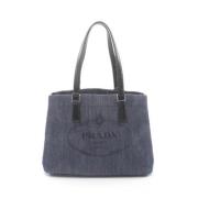 Pre-owned Leather totes Prada Vintage , Black , Dames