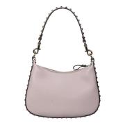 Kleine Rockstud Hobo-Tas Valentino Garavani , Pink , Dames