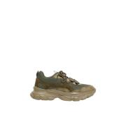 Fluweel kalfsleren sneaker Max Mara Weekend , Brown , Dames