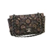 Pre-owned Leather chanel-bags Chanel Vintage , Black , Dames